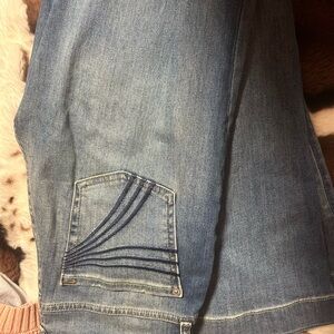 7 For All Mankind Blue Flare Jeans